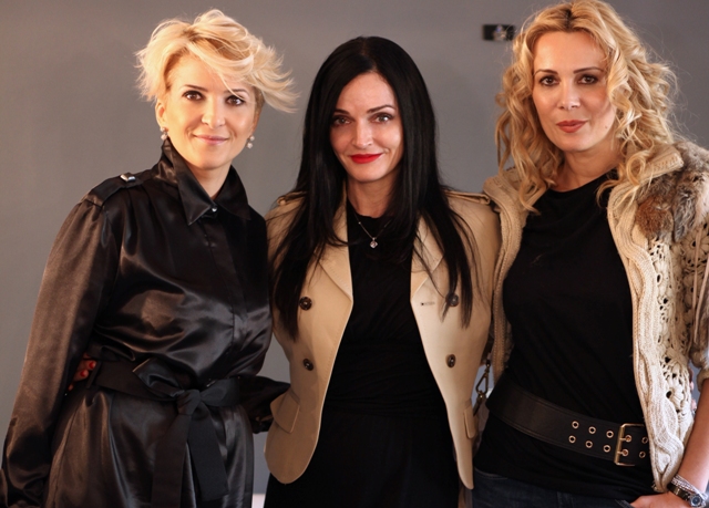 Maria Pauna with Michelle Peck & Dana Savuica