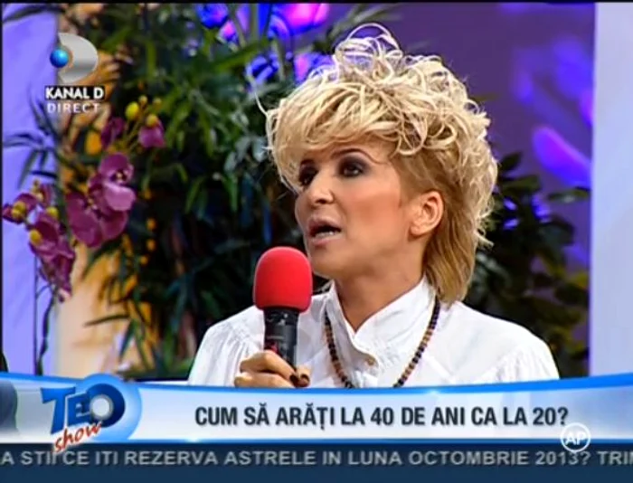 Maria Pauna on Teo Show - Kanal D